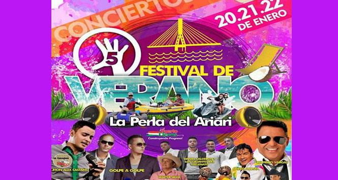 Festival de Verano La Perla del Ariari 2017 en Puerto Lleras, Meta