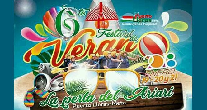 Festival de Verano La Perla del Ariari 2018 en Puerto Lleras, Meta 