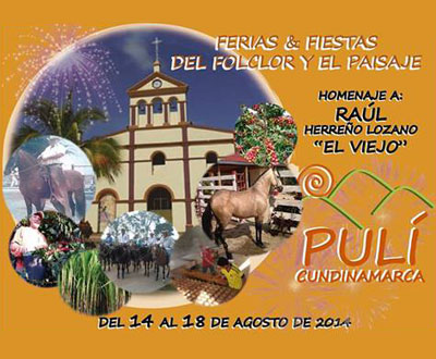 Ferias y Fiestas en Pulí, Cundinamarca