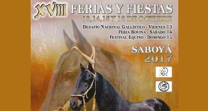Ferias y Fiestas 2017 en Saboyá, Boyacá