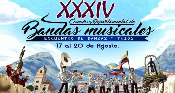 Concurso Departamental de Bandas Musicales 2017 en Samaniego, Nariño