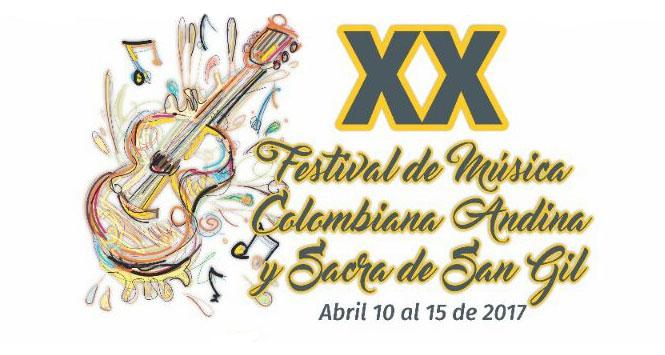 Festival de Música Colombiana, Andina y Sacra 2017 en San Gil, Santander