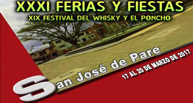 Festival del Whisky y el Poncho 2017 en San José de Pare, Boyacá