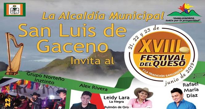 Festival del Queso 2019 en San Luis de Gaceno, Boyacá