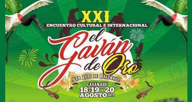 Encuentro Cultural e Internacional el Gaván de Oro 2017 en San Luis de Palenque