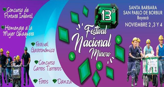 Festival Nacional Minero 2018 en San Pablo de Borbur, Boyacá