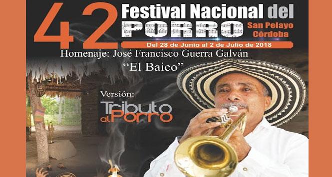 Festival Nacional del Porro 2018 en San Pelayo, Córdoba