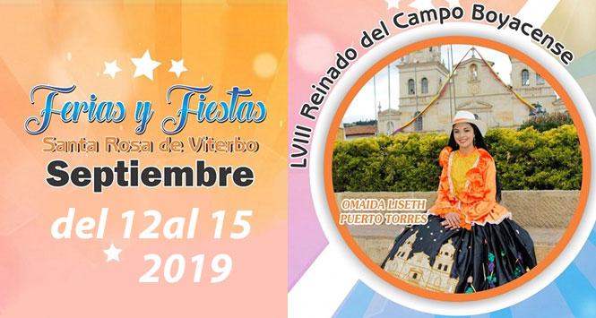 Ferias y Fiestas 2019 en Santa Rosa de Viterbo, Boyacá