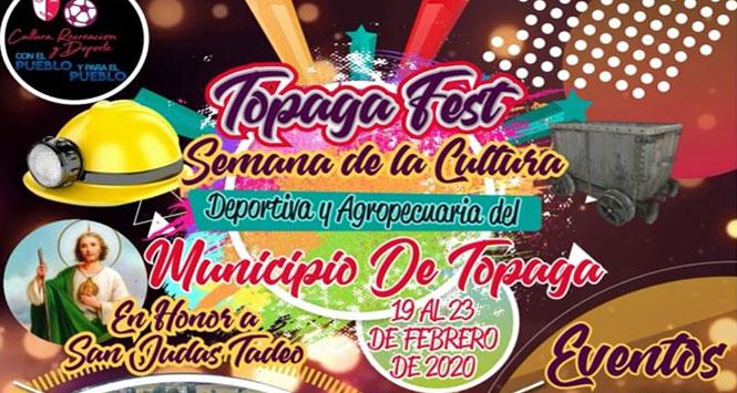 Semana Cultural, Deportiva y Agropecuaria 2020 en Tópaga, Boyacá