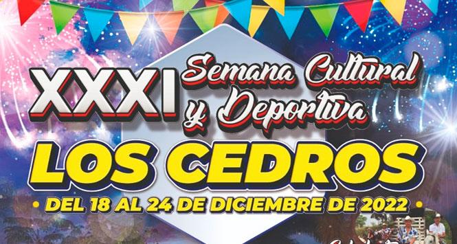 Semana Cultural y Deportiva Los Cedros 2022 en Campohermoso, Boyacá