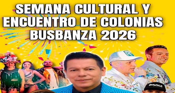 Semana Cultural y Encuentro de Colonias 2026 en Busbanza, Boyacá