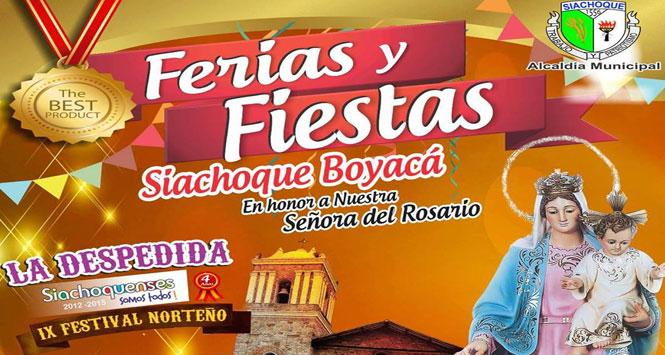 Ferias y Fiestas 2019 en Siachoque, Boyacá