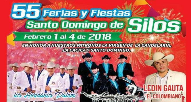 Ferias y Fiestas 2018 en Santo Domingo de Silos, Norte de Santander