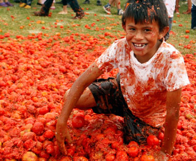 Sutamarchán lista para la Séptima Gran Tomatina Colombiana