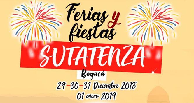Ferias y Fiestas 2018 en Sutatenza, Boyacá