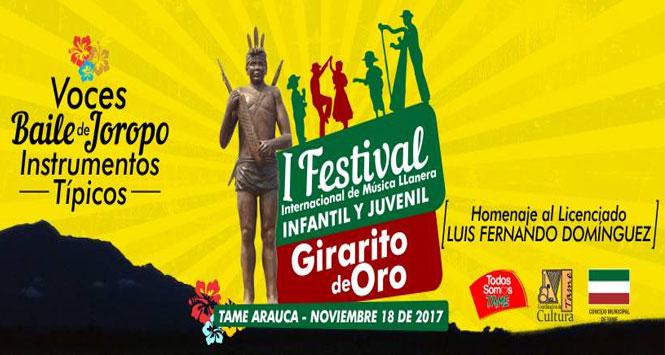 Festival Internacional de Música Llanera Girarito de Oro 2017 en Tame, Arauca