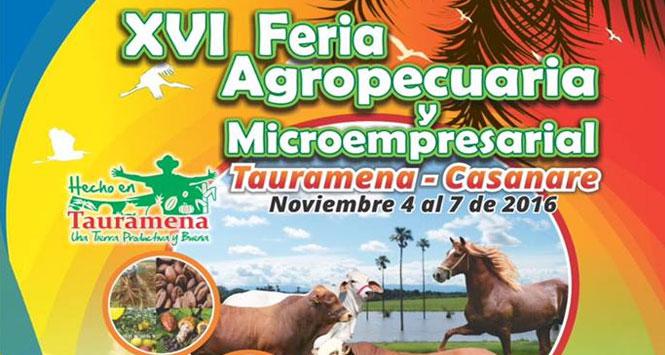 Feria Agropecuaria y Microempresarial 2016 en Tauramena, Casanare