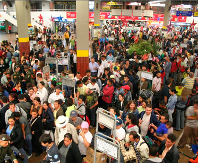 Terminal de Bogotá proyecta salida de 200.000 pasajeros este fin de semana