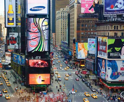 Colombia subasta experiencias en el Times Square