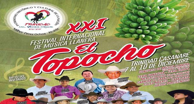 Festival Internacional de Música Llanera El Topocho 2017 en Trinidad, Casanare