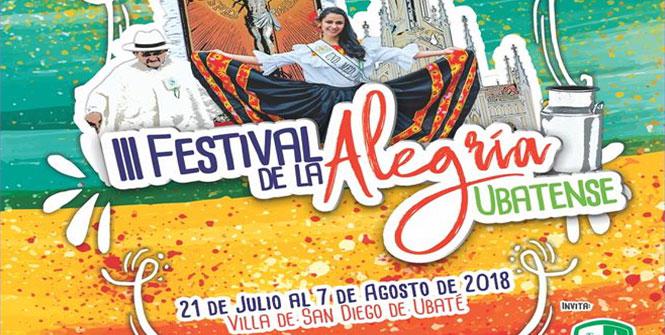 Festival de la Alegría 2018 en Ubaté, Cundinamarca