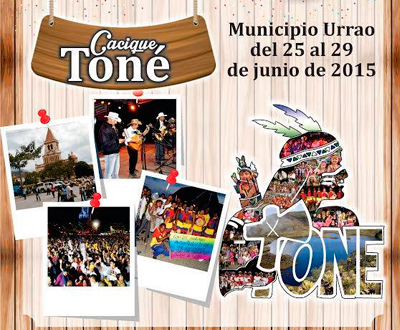 Fiestas del Cacique Toné 2015 en Urrao, Antioquia