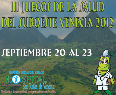 III Juegos de la Salud del Suroeste Venecia, Antioquia 2012