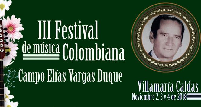 Festival de Música Colombiana 2018 en Villamaría, Caldas
