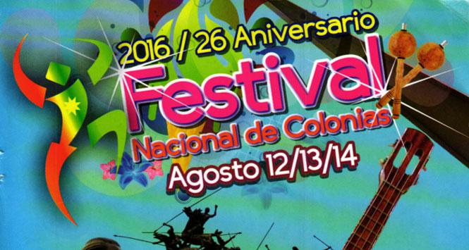 Festival Nacional de Colonias 2016 en Villanueva, Casanare