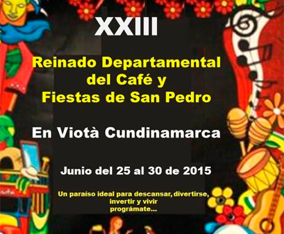 Ferias y Fiestas 2015 de Viotá, Cundinamarca