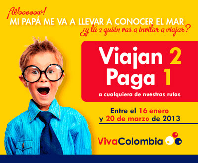 Este 15 de enero 2x1 en VivaColombia