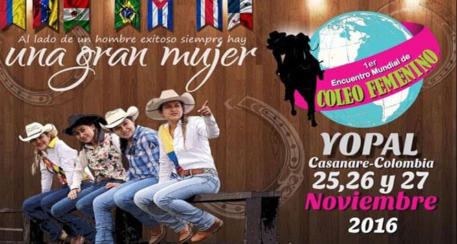 Encuentro Mundial de Coleo Femenino 2016 en Yopal, Casanare