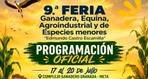 Feria Ganadera, Equina, Agroindustrial y Especies Menores 2026 en Granada, Meta