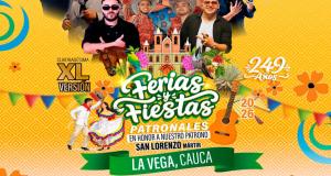 Ferias y Fiestas Patronales 2026 en La Vega, Cauca