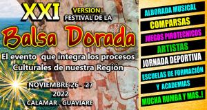 Festival de la Balsa Dorada 2022 en Calamar, Guaviare
