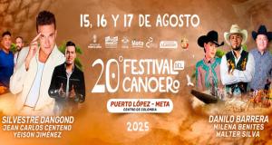 Festival del Canoero 2025 en Puerto López, Meta