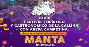 Festival Turístico y Gastronómico de La Gallina con Arepa Campesina 2022 en Manta, Cundinamarca