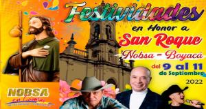 Festividades en Honor a San Roque 2022 en Nobsa, Boyacá