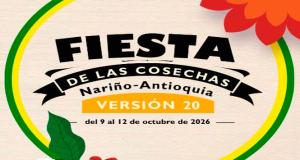 Fiesta de las Cosechas 2026 en Nariño, Antioquia