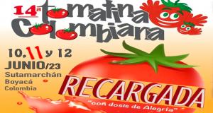 Gran Tomatina Colombiana 2023 en Sutamarchán, Boyacá