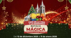 Tren de la vida y la esperanza, una forma diferente de recorrer Boyacá en navidad
